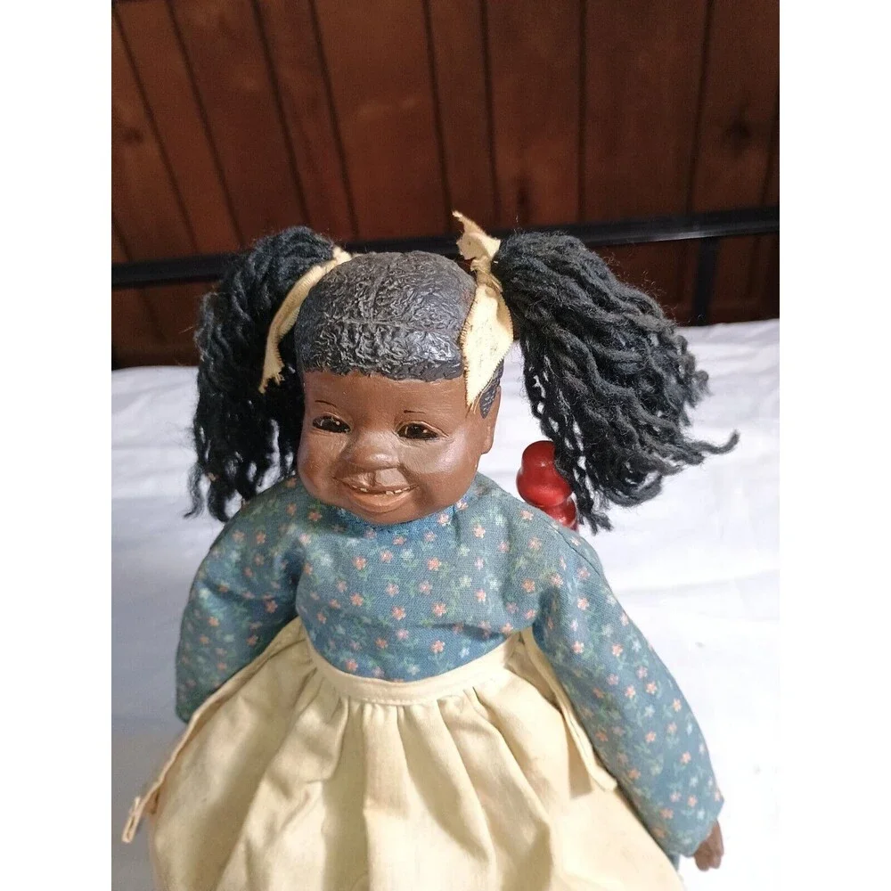Martha Holcombe All Gods Children Signed African American "BLOSSOM" Doll 1500 - Picture 4 of 16